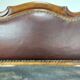 Leather bistro bench