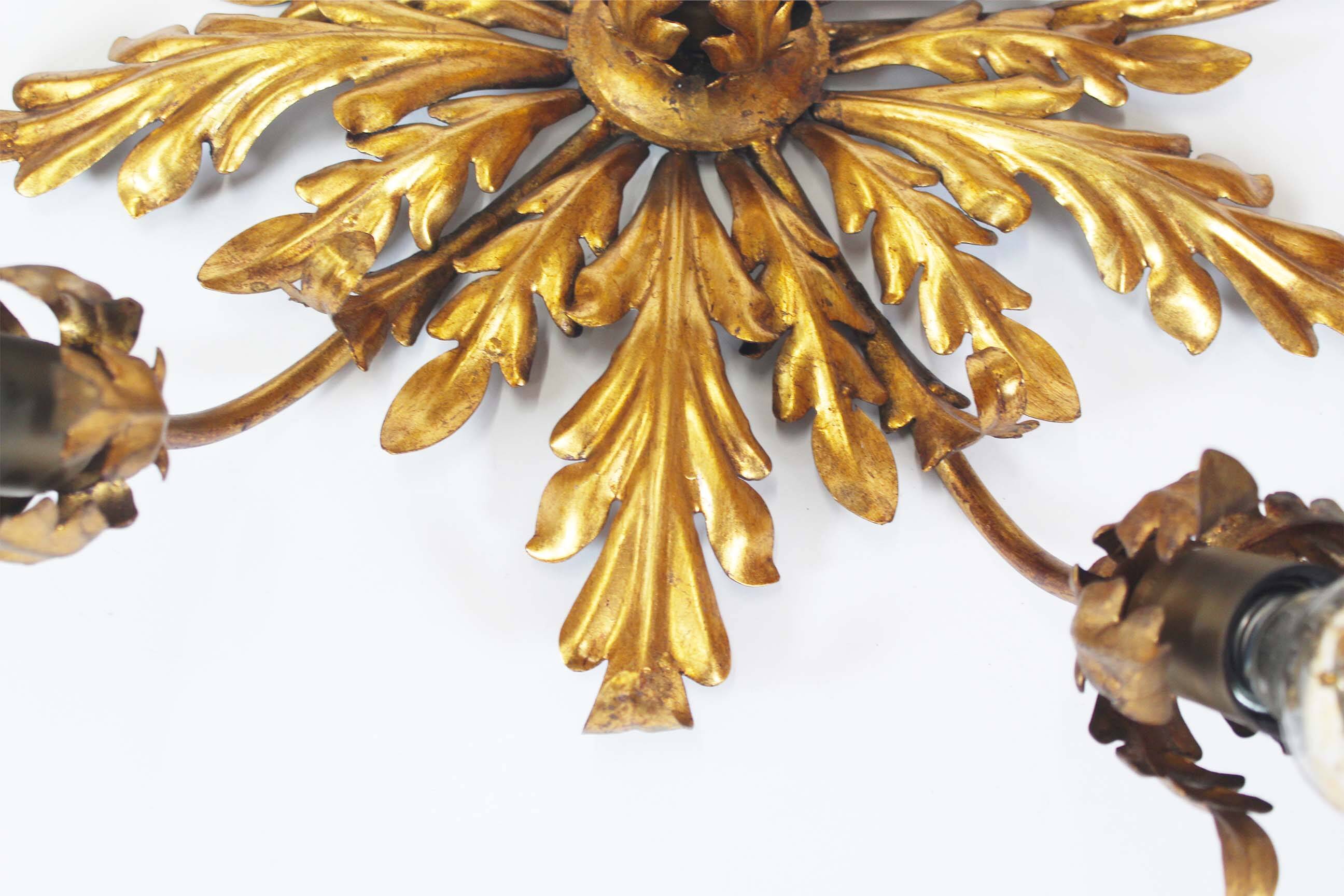 Large Spanish florentine ceiling or wall ligh