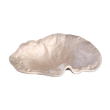 Vintage ceramic cabbage leaf cut