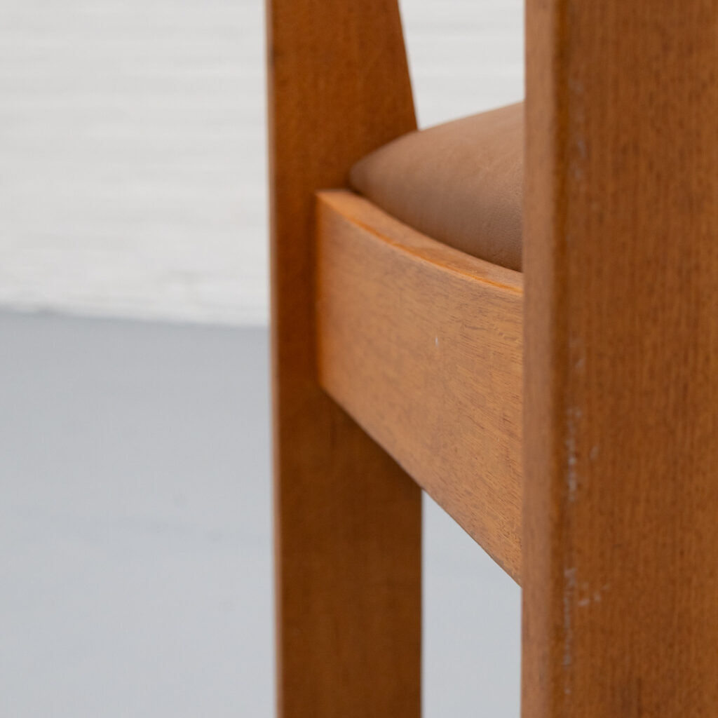 Leather Dutch Art Deco Chair