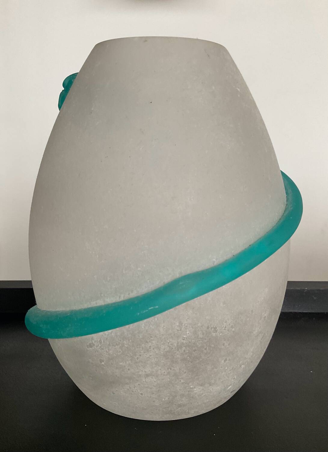 Vase « Scavo » pâte de verre Murano