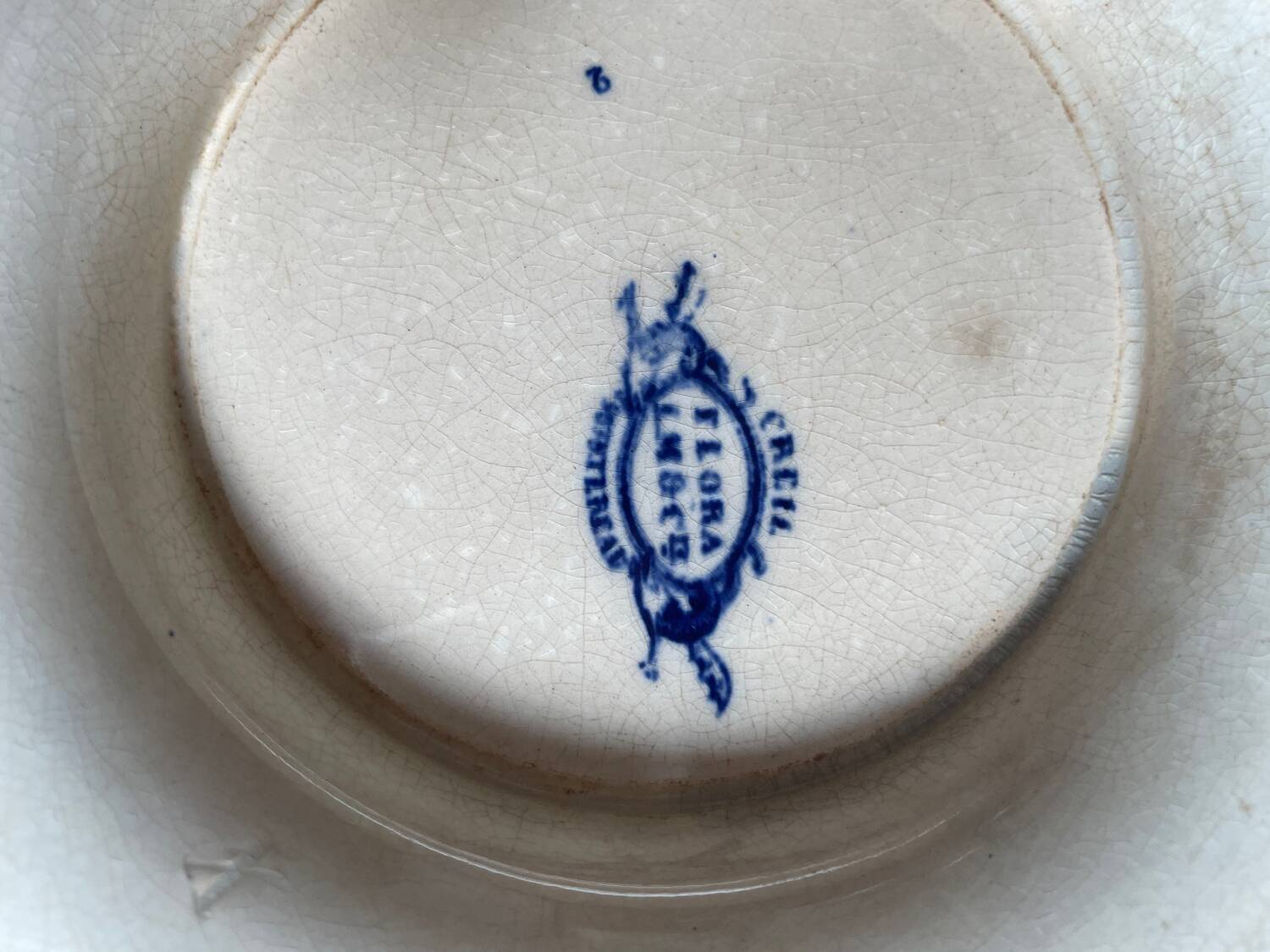 2 19th century compote bowls from Creil Montereau