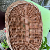 Panier osier vintage