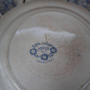 3 deep plates Sarreguemines Jardinière Terre de Fer