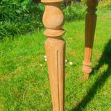 Farm table with turned legs
