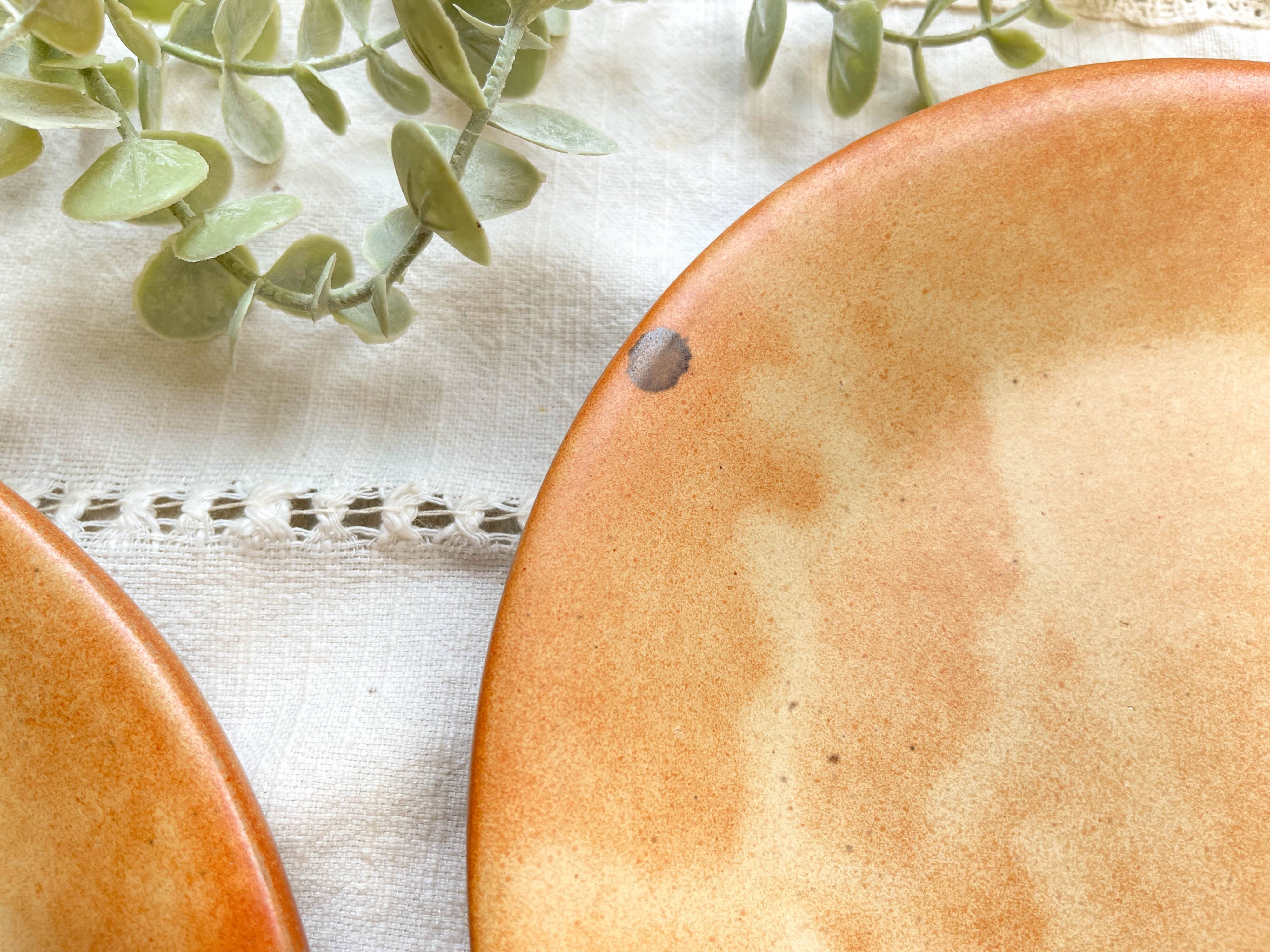 5 Vintage Vallauris Stoneware Plates
