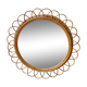 Large rattan mirror 55cm
