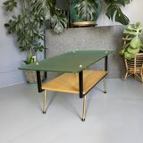Coffee table with frosted glass top