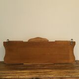 Coat hooks 4 aluminum hooks wall-mounted coat rack mirror vintage art deco old off-white