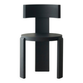 Chaise spina bois noir