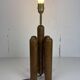Midcentury organic sculptural architectural mushroom table lamp by Temde