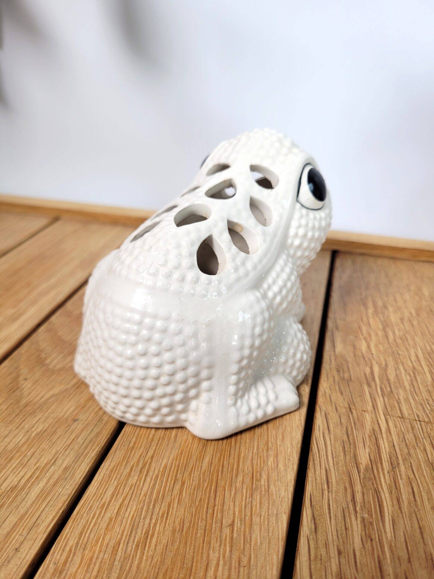 Frog flowers vase Italy 1970