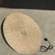 Large suspension, rattan luminaire in hat shape D:80cm