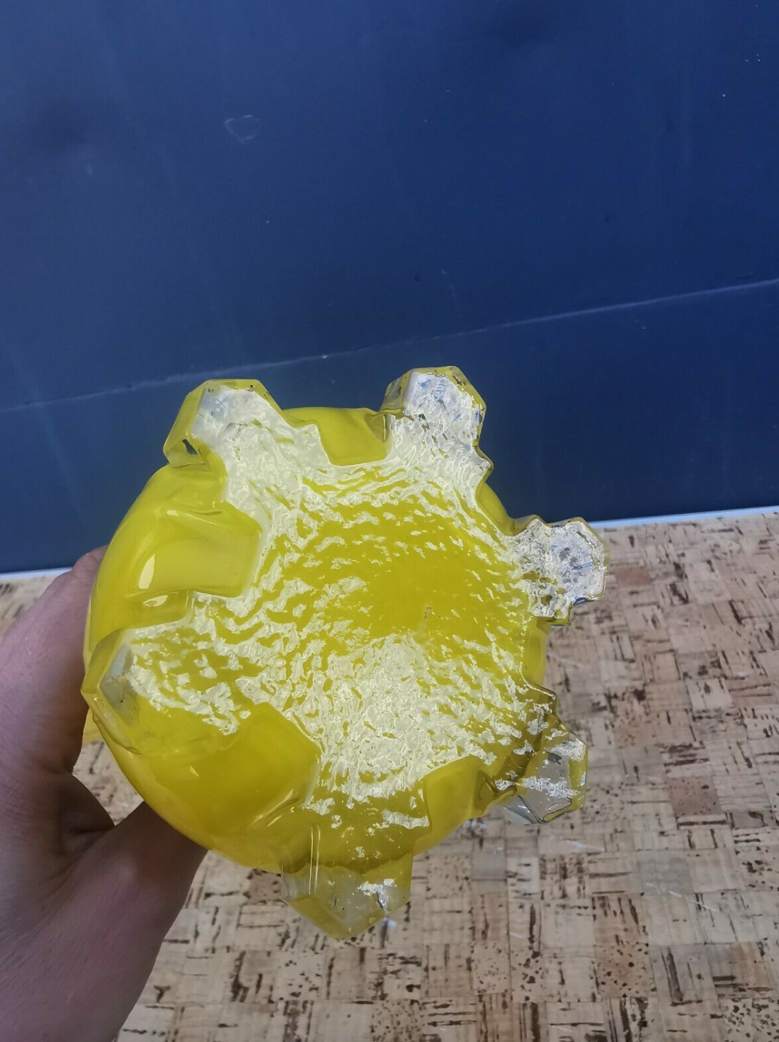 Vase soliflore 1930 yellow