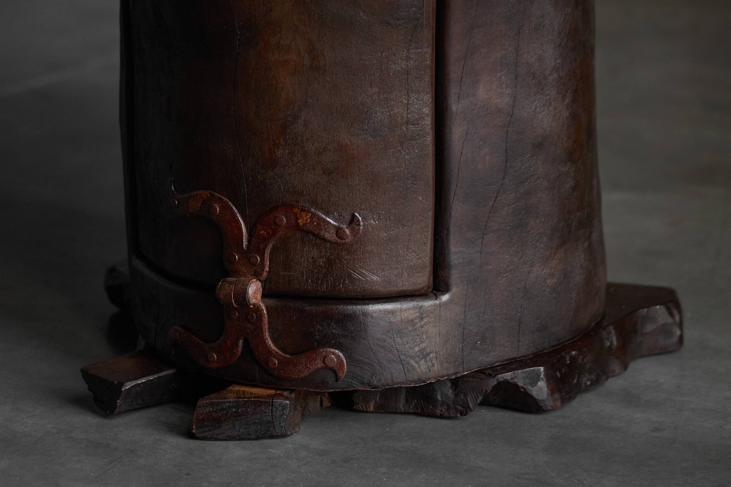 Vernacular rustic side table, France, 19th century