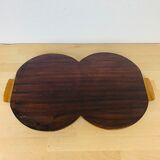 Art deco wood tray 52 cm