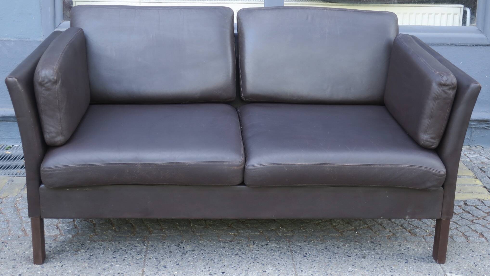 Danish sofa with down cushions, Mogens Hansen 1970s