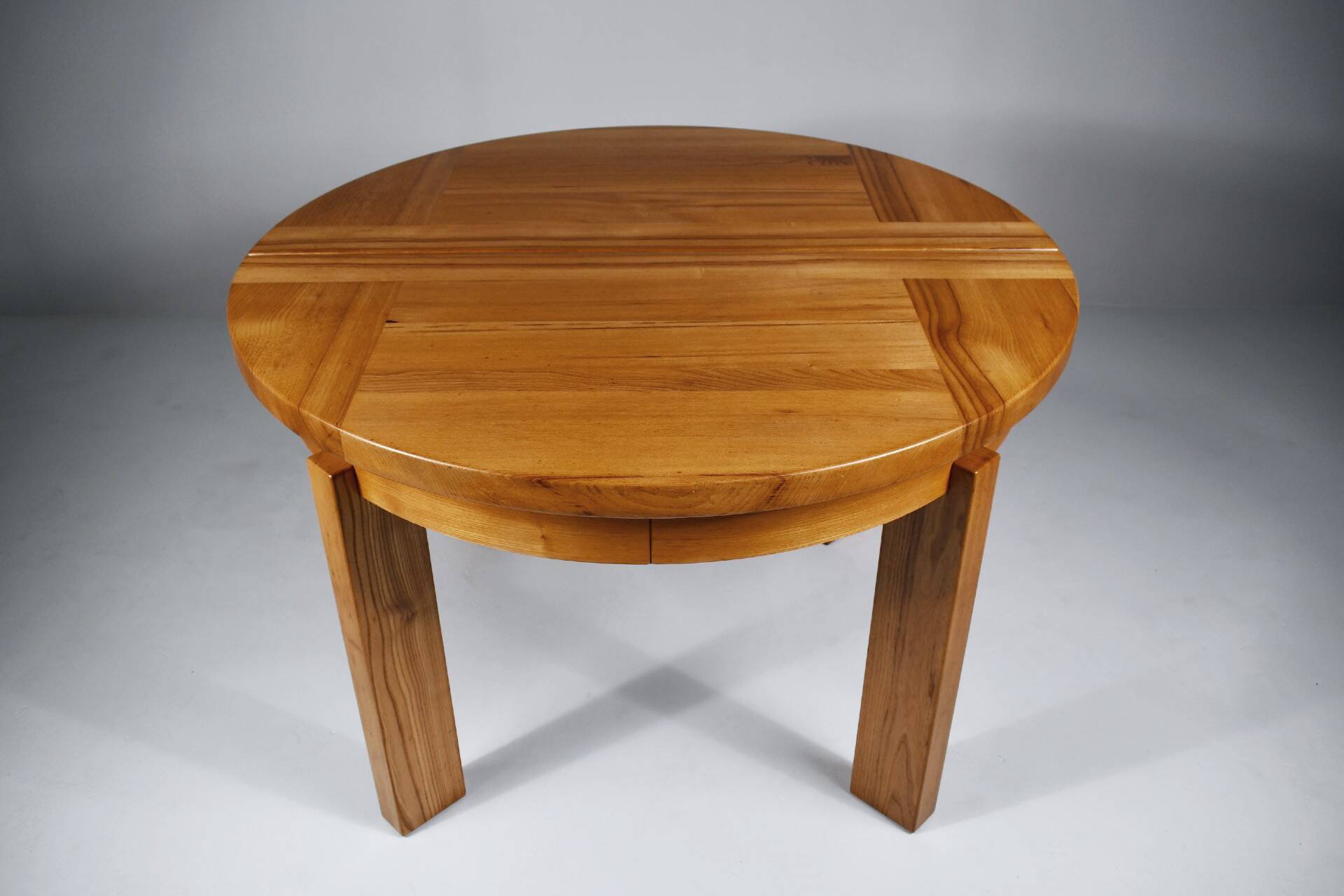 Dining table with extension, Maison Regain, 1970s.