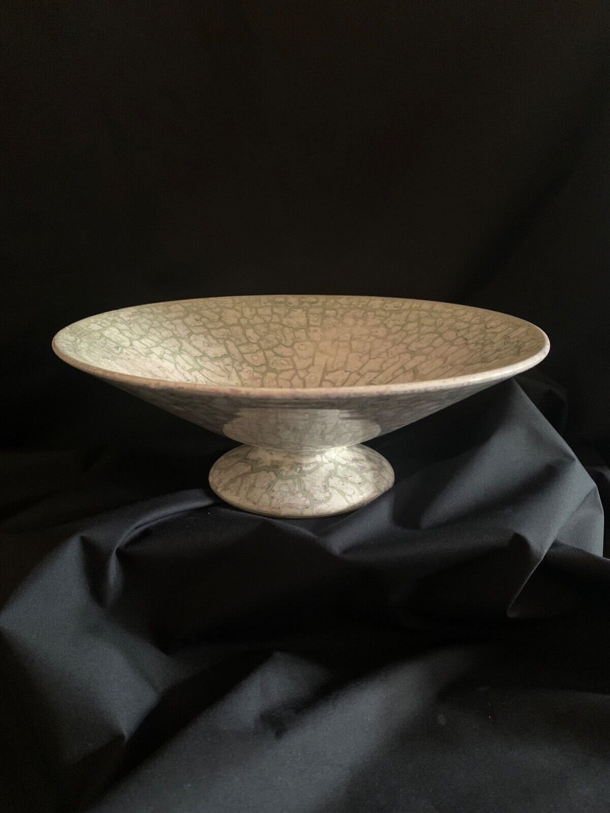Fruit bowl, ceramic, signed What's by Vincent Cadeaux, large model