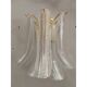 Celestial Pair of Murano Glass Selle Sputnik Wall Sconces