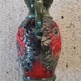 Vase de sol Scheurich vintage en céramique, Allemagne de l'Ouest