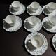 Limoges Giraud porcelain cups set of ten