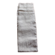 Antique linen sheet Floral monograms M R