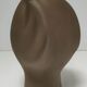Sculptural ceramic head with blue enamelling Tekt design 60s