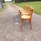4 Baumann wooden bistro chairs