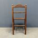Ensemble de six chaises de cuisine anglaises anciennes