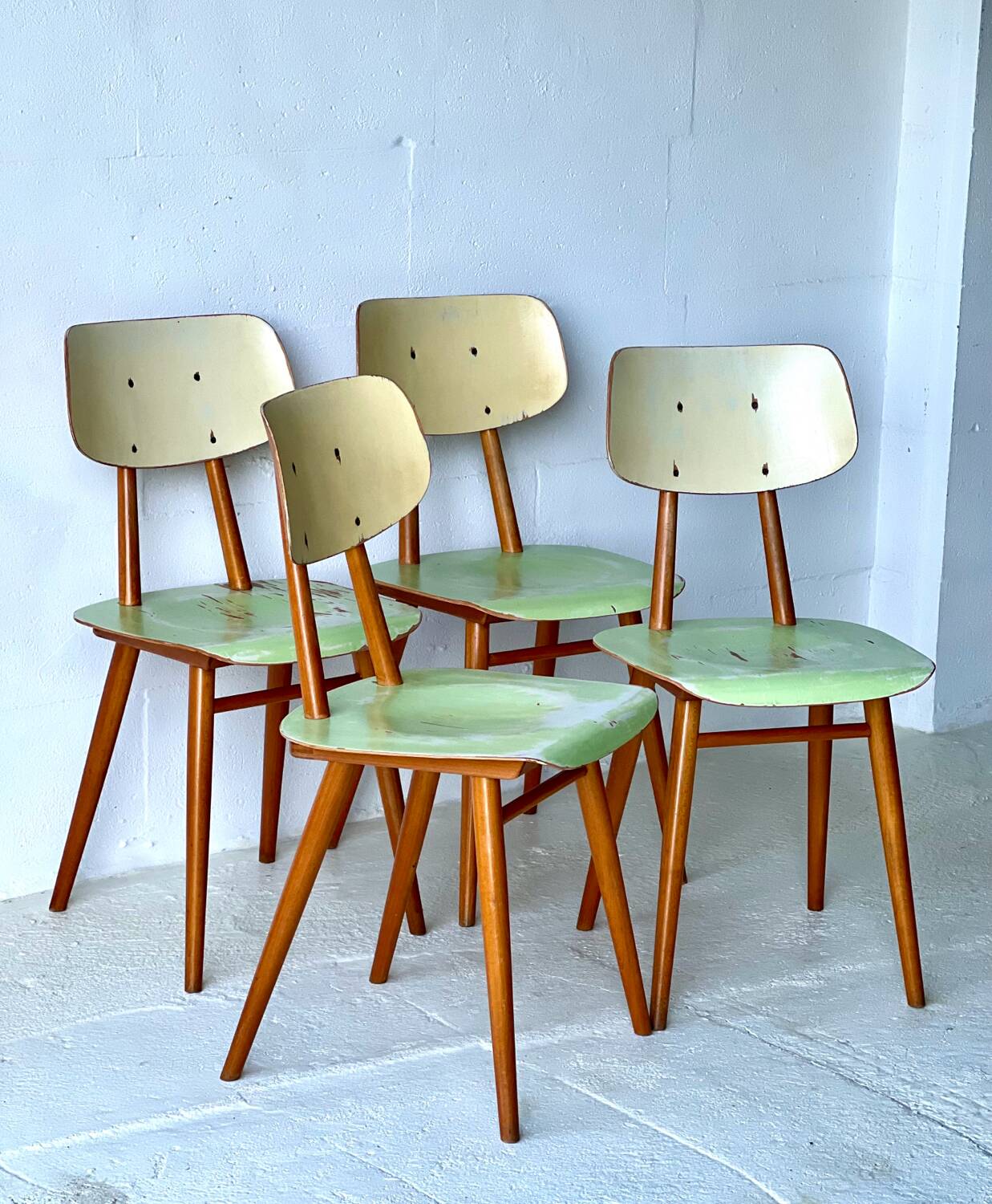 Dining Chairs by TON, 1960’