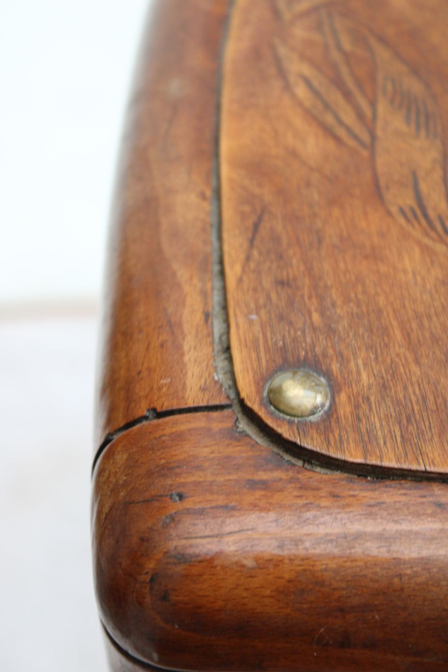 Embossed bistro chair