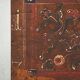 Antique painted chest with floral details (1870s) #32