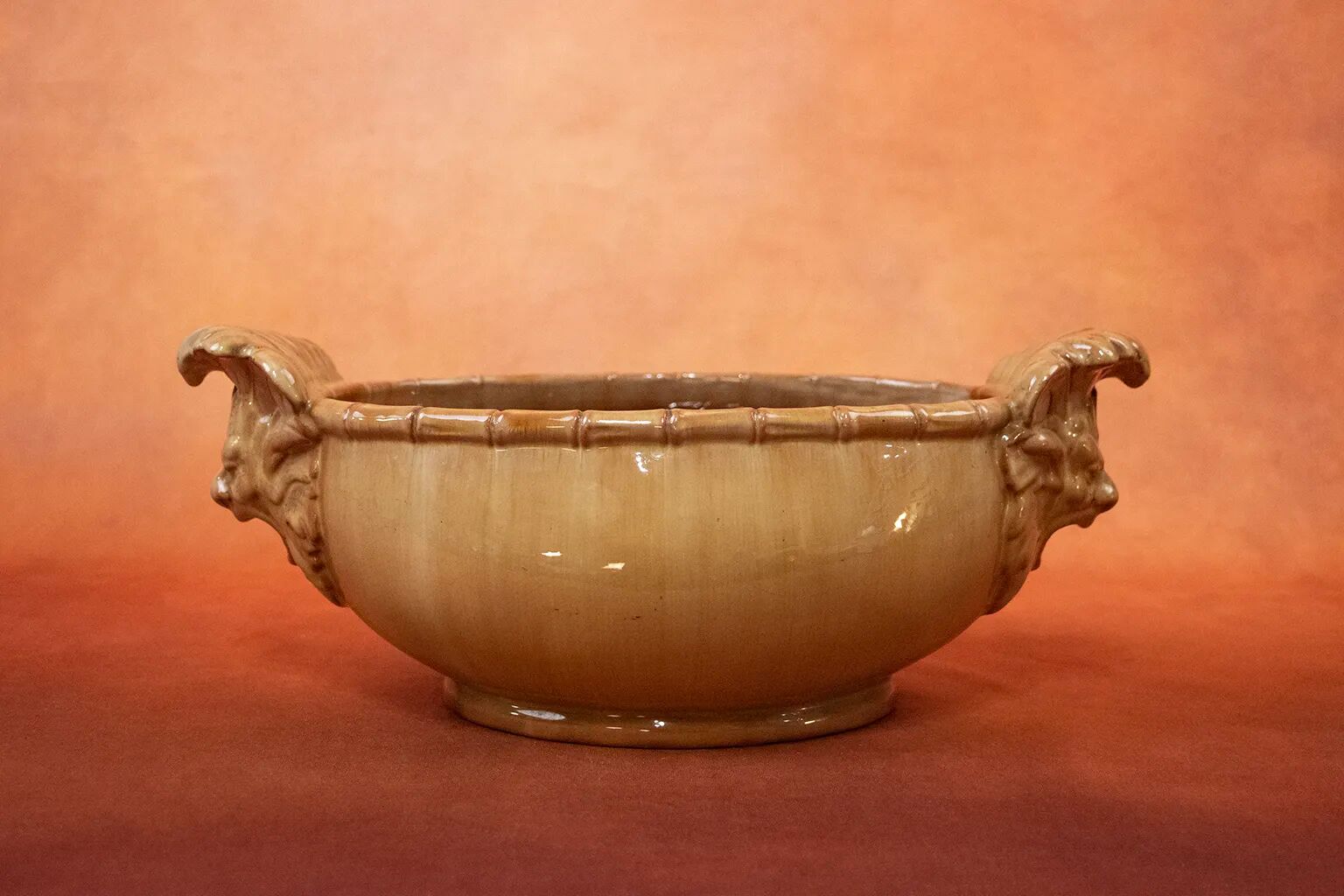 Late 19th - early 20th century glazed earthenware planter - Clément Massier