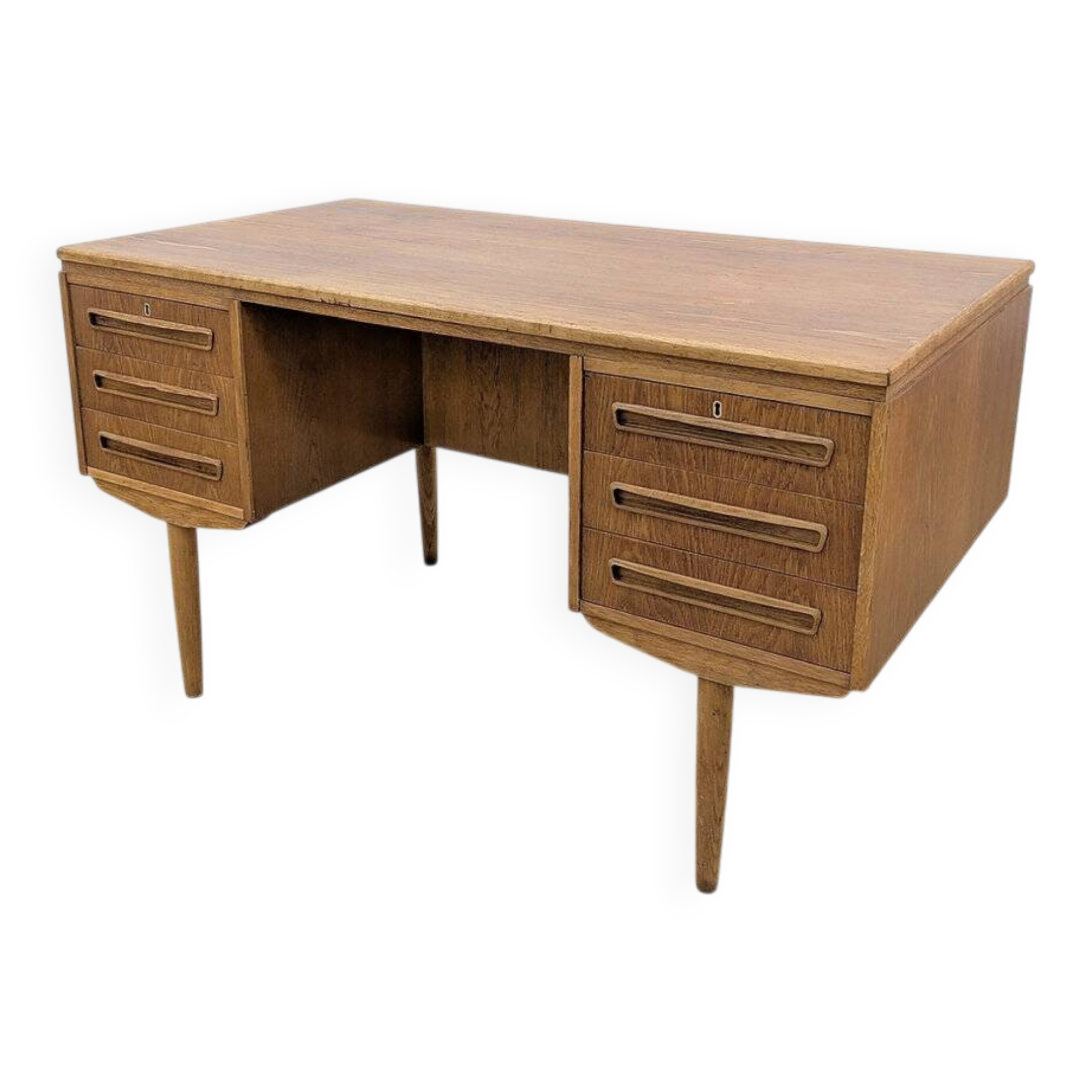 Scandinavian desk J. Svenstrup, double-sided