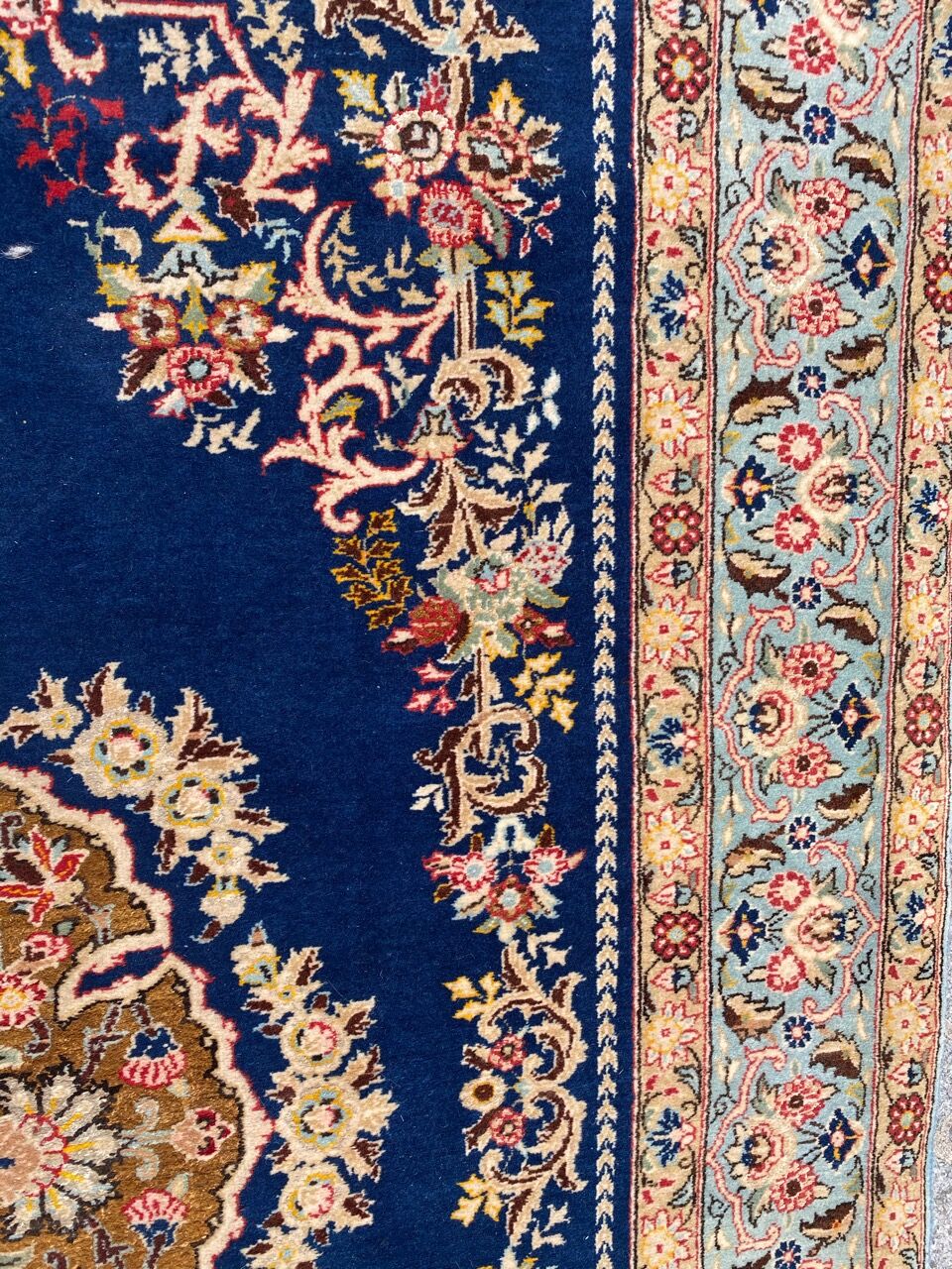 Persian carpet Ghoom wool and silk 138x214 cm