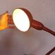 Lampe cocotte flexible bordeaux, 1960