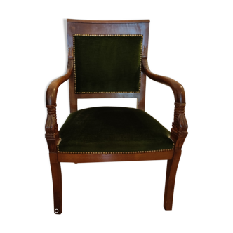 Empire chair in solid mahogany
