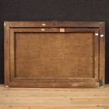 Antique Italian landscape painting from the 18th century