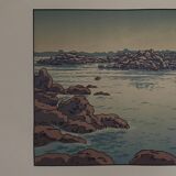 Lithograph by Henri Rivière Entrance to the Port of Ploumanac'h