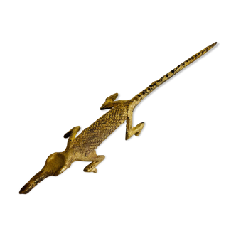 Brass crocodile