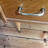 Vintage chest of drawers with spindle legs