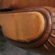 Moustache club sofa in leather, 40s