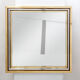 Italian mirror brass chrome by Romeo Rega 1970