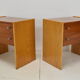 Pair of mid-century Bedside Tables,Bucovice,1970's.