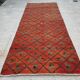 Vintage Turkish Oushak rug 118x306 cm