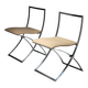 Paire de chaises Marcello Cueno, Italie 1970