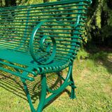 Handcrafted wrought iron bench – Arras style, 2 seats