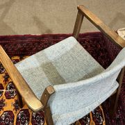 Pair of English teak armchairs from the 1970s.