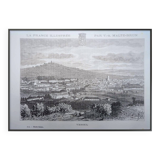 Vesoul, Haute-Saône, printed illustration from 1883.